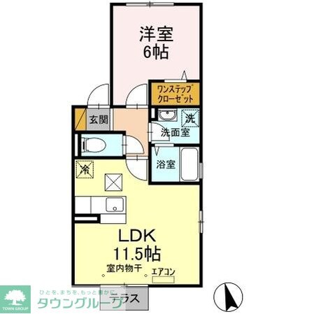 セレーノ西船の物件間取画像